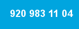 920 983 11 04